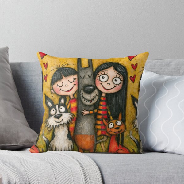 Item preview, Best Friends Girl and Pet Portrait Art designed and sold by Piotrek0001.