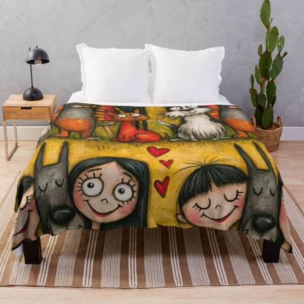 Item preview, Best Friends Girl and Pet Portrait Art designed and sold by Piotrek0001.