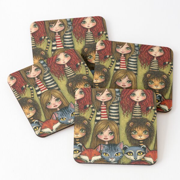 Item preview, Wild and Tame Cat Friends Illustration designed and sold by Piotrek0001.