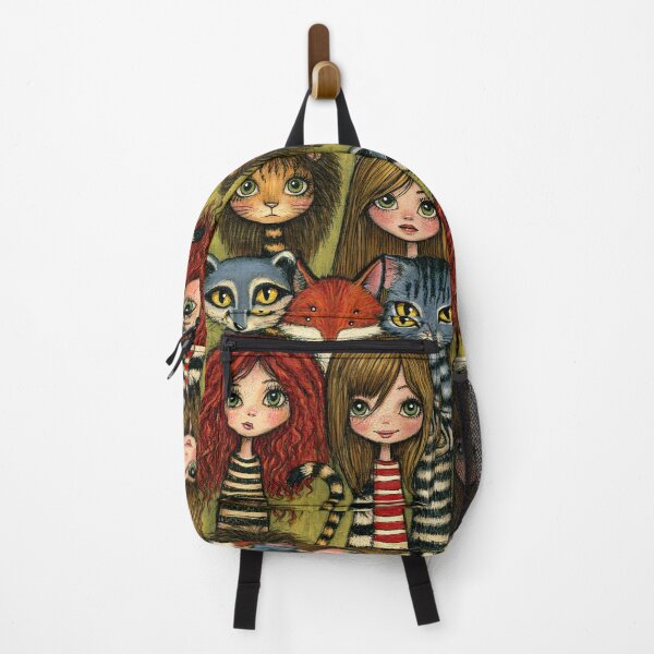 Item preview, Wild and Tame Cat Friends Illustration designed and sold by Piotrek0001.