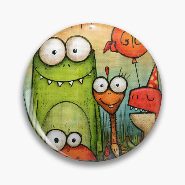 Item preview, Happy Dinosaur Celebration Party Art designed and sold by Piotrek0001.