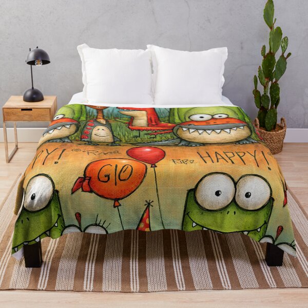 Item preview, Happy Dinosaur Celebration Party Art designed and sold by Piotrek0001.