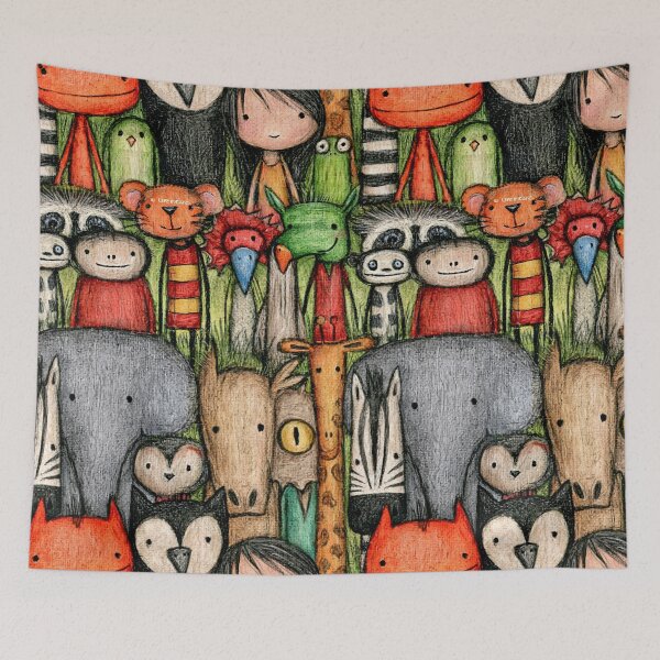 Item preview, Animal Kingdom Character Montage Art designed and sold by Piotrek0001.
