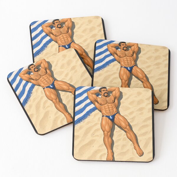 Item preview, Leather Daddy Summer Beach designed and sold by BearLoveDesign.