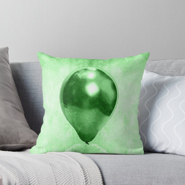 Item preview, Lone Green Party Balloon Dark Melancholy Solitude Art designed and sold by Ghoul Enterprises.