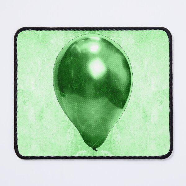 Item preview, Lone Green Party Balloon Dark Melancholy Solitude Art designed and sold by Ghoul Enterprises.