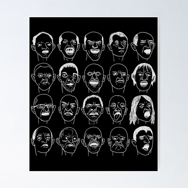 Item preview, Ugly Faces – Weird Funny Face Collection designed and sold by creativebymateo.