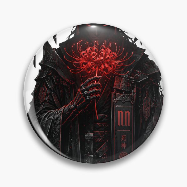 Item preview, Shinigami with Red Spider Lily - Japanese Death God designed and sold by MouradStudio.