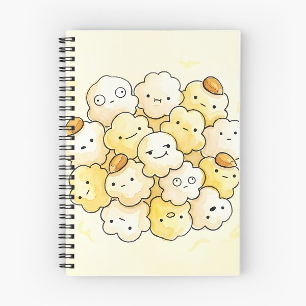Item preview, Cute Popcorn Kernels Pile Kawaii Movie Snack Illustration designed and sold by DuckOddity.