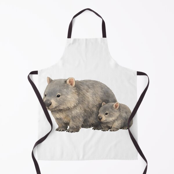 Artikelvorschau, Wombat and Joey: Watercolour Illustration entworfen und verkauft von Jaruart.