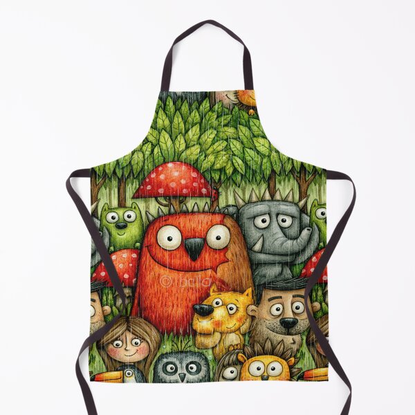 Item preview, Forest Bear and Friends Wildlife Art Art designed and sold by Piotrek0001.