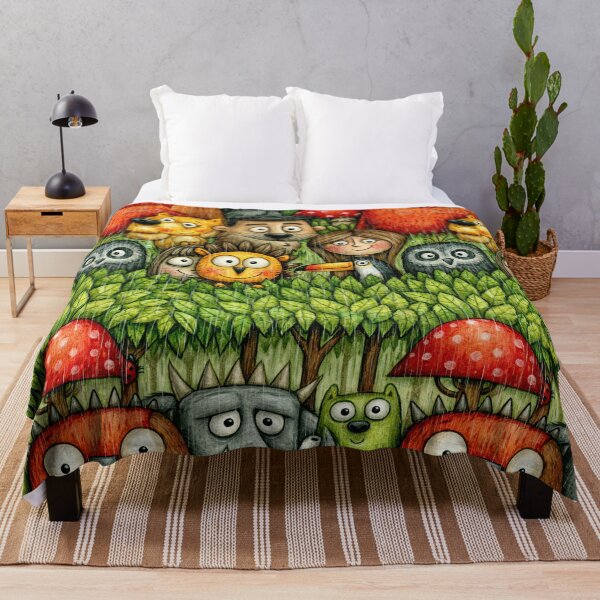 Item preview, Forest Bear and Friends Wildlife Art Art designed and sold by Piotrek0001.