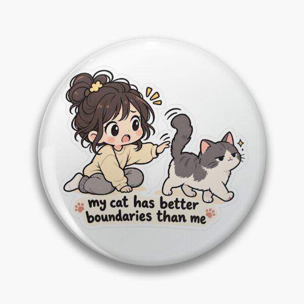 Item preview, My Cat Has Better Boundaries Than Me designed and sold by naruto4925.