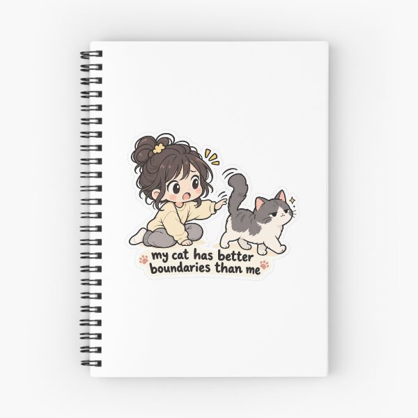 Item preview, My Cat Has Better Boundaries Than Me designed and sold by naruto4925.