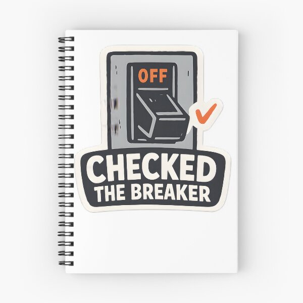 Item preview, Checked The Breaker Electrician Funny Minimal Design designed and sold by Naviora.