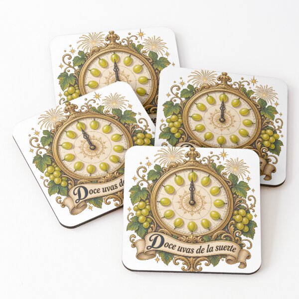 Item preview, Doce uvas de la suerte – Spanish New Year’s Eve Tradition designed and sold by Past in Threads.