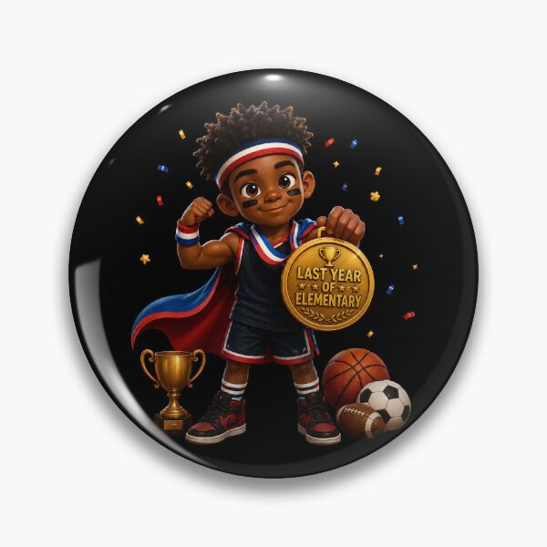Item preview,  First Day of My Last Year in Elementary,Little Champion Last Year Of Elementary School Sports MVP Boy designed and sold by Crystal-Tree.