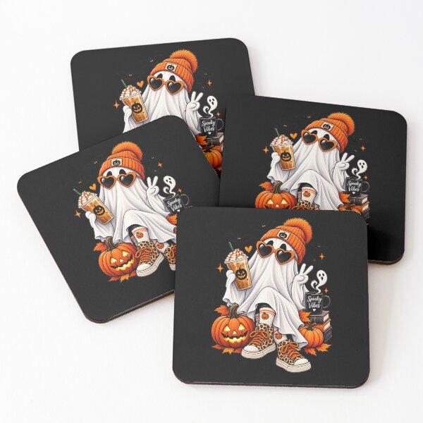 Item preview, Pumpkin Spice Ghost Spooky Vibes designed and sold by Corvoria.