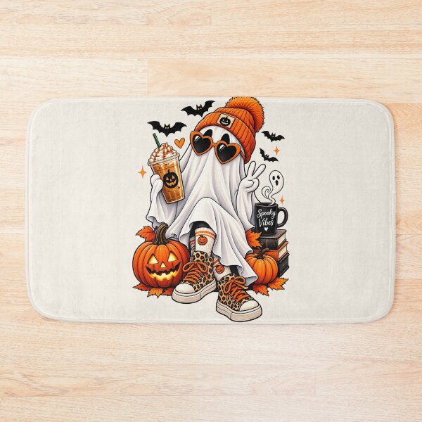 Item preview, Pumpkin Spice Ghost Spooky Vibes designed and sold by Corvoria.