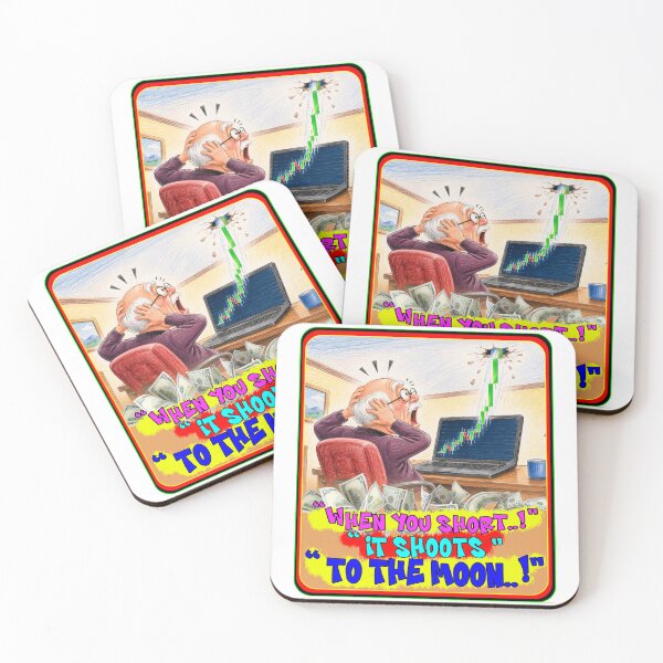 Item preview, Funny Stock Trader Short Squeeze Panic Drawing designed and sold by frestshop.