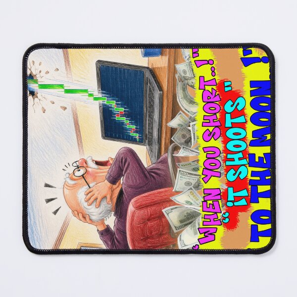 Item preview, Funny Stock Trader Short Squeeze Panic Drawing designed and sold by frestshop.