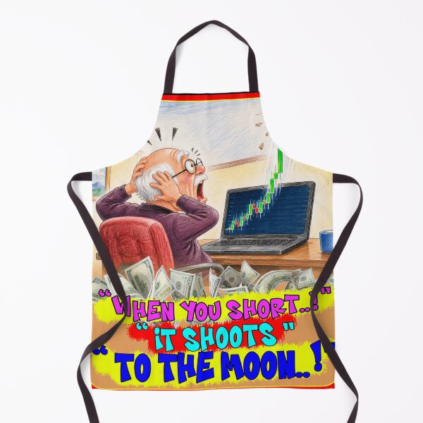 Item preview, Funny Stock Trader Short Squeeze Panic Drawing designed and sold by frestshop.