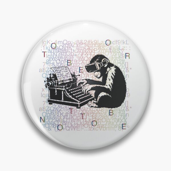 Item preview, Infinite_Monkey_Theorem designed and sold by AURA-HYSTERICA.