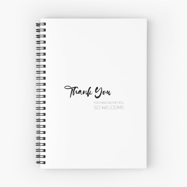 Item preview, Thank You for Making Me Feel So Welcome, Unique designed and sold by villacreativa.