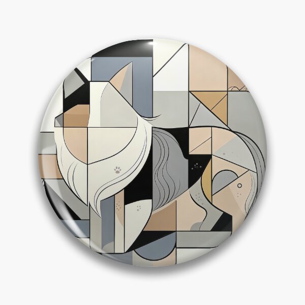 Item preview, cubist animal artwork designed and sold by forget45studio.