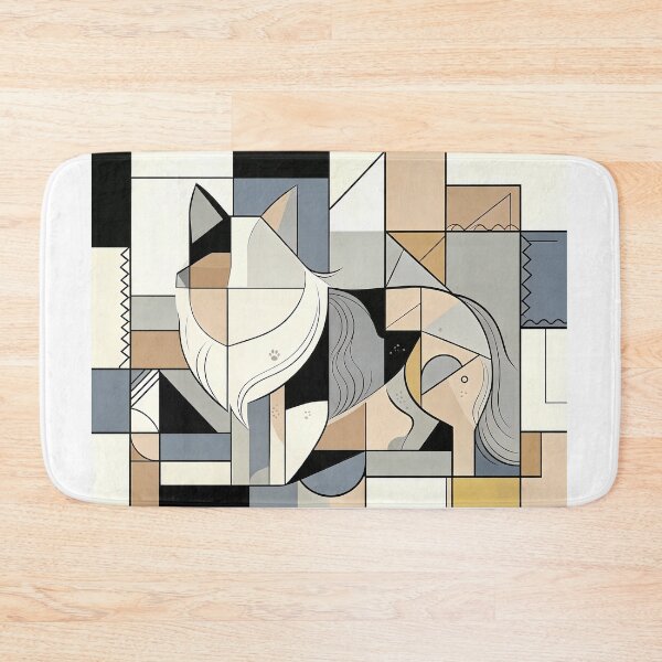Item preview, cubist animal artwork designed and sold by forget45studio.