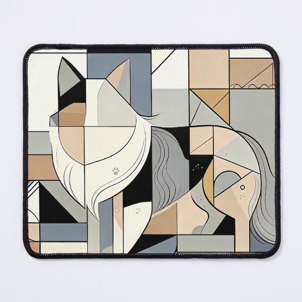 Item preview, cubist animal artwork designed and sold by forget45studio.