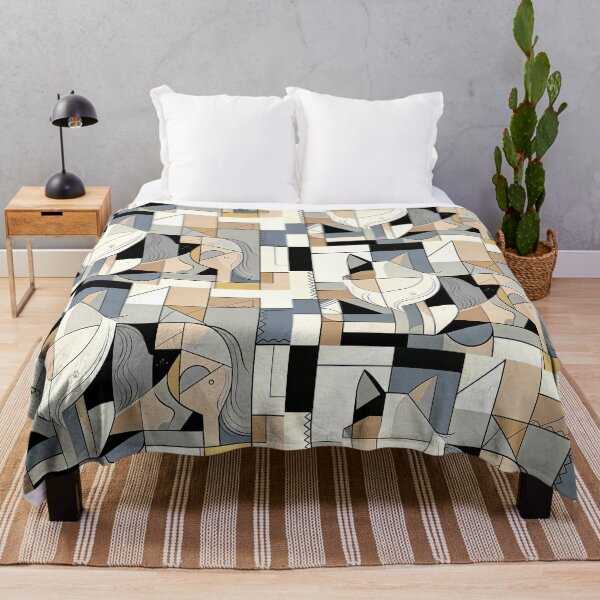 Item preview, cubist animal artwork designed and sold by forget45studio.