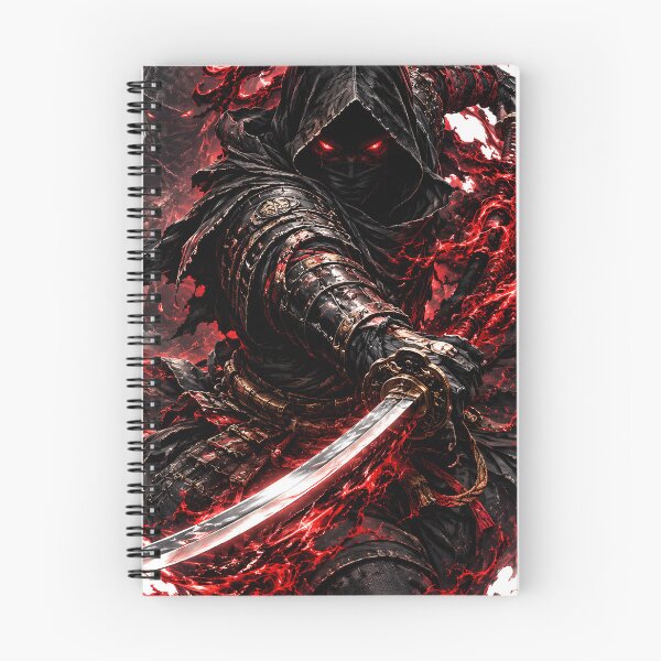 Item preview, Shadow Samurai Assassin - Red Flame Katana Warrior designed and sold by MouradStudio.
