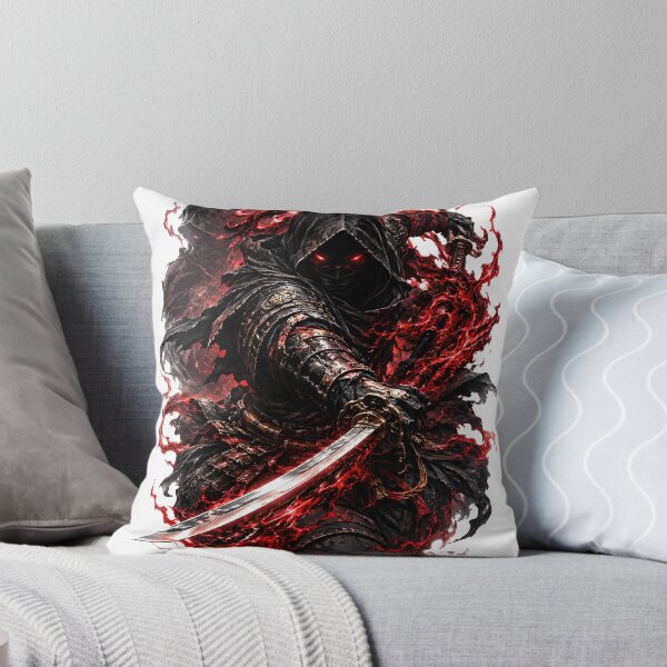 Item preview, Shadow Samurai Assassin - Red Flame Katana Warrior designed and sold by MouradStudio.