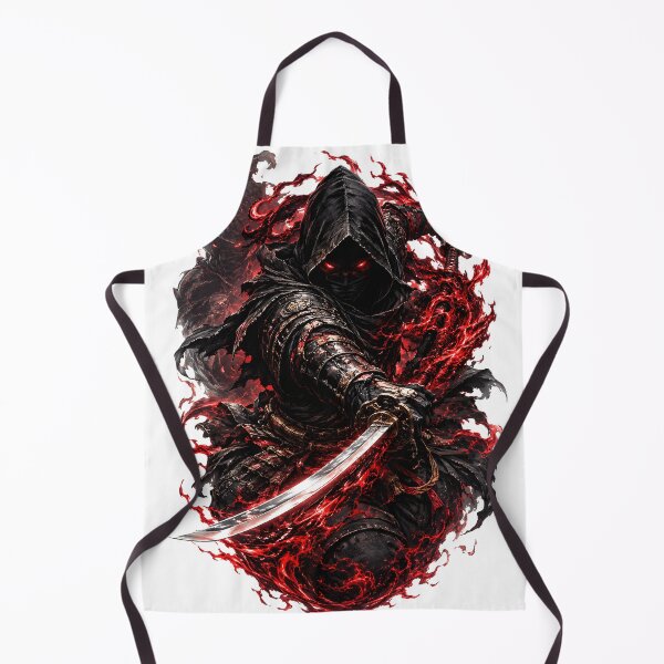 Item preview, Shadow Samurai Assassin - Red Flame Katana Warrior designed and sold by MouradStudio.