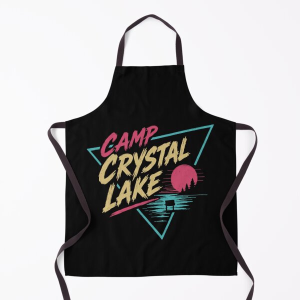 Aperçu de l'œuvre Camp Crystal Lake Design rétro créée et vendue par ChunkByChunk.