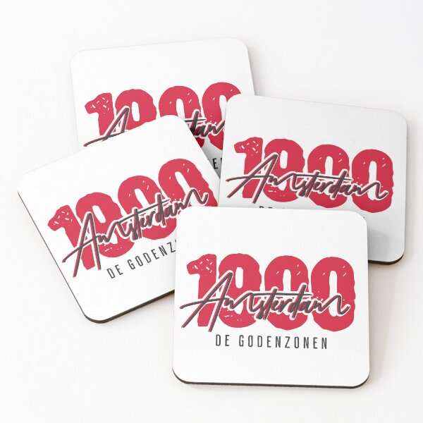 Item preview, Amsterdam De Godenzonen soccer vintage white designed and sold by Red-since-1892.