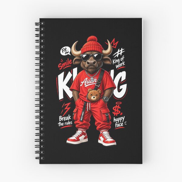 Item preview, Cool Buffalo Streetwear King – Funny Bison Break the Rules designed and sold by limos.