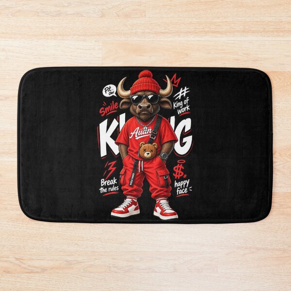Item preview, Cool Buffalo Streetwear King – Funny Bison Break the Rules designed and sold by limos.