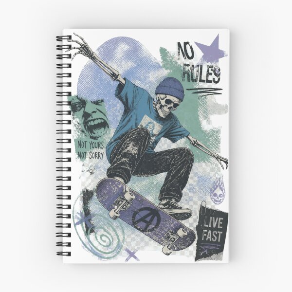 Item preview, Skate or Die Grunge Skull designed and sold by ERODED SELF.