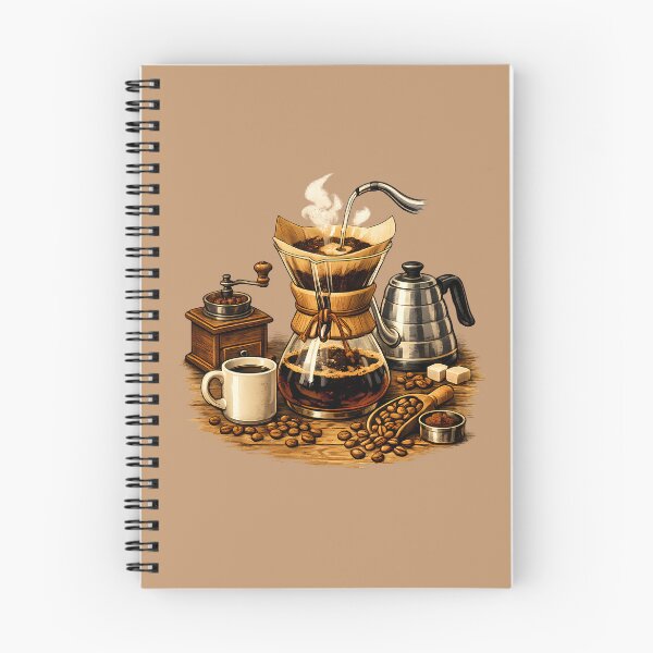 Item preview, Chemex on a rustic wooden table designed and sold by Daily Quirk.