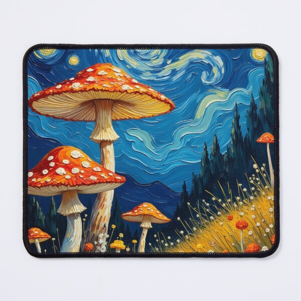 Item preview, Surreal Mushroom Night designed and sold by Mary Spencer.