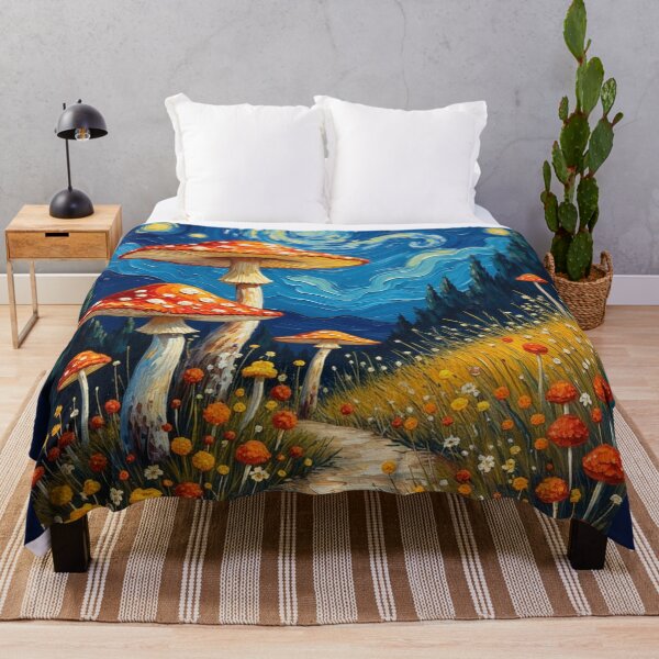 Item preview, Surreal Mushroom Night designed and sold by Mary Spencer.