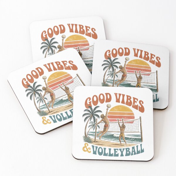 Item preview, Good Vibes and Volleyball Tee designed and sold by redblink store.