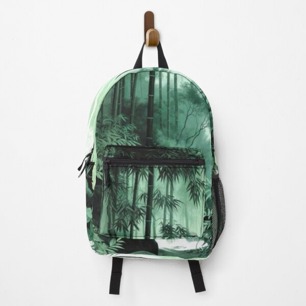 Item preview, Serene Misty Bamboo Forest Waterfall Zen Nature designed and sold by Nexus Space.