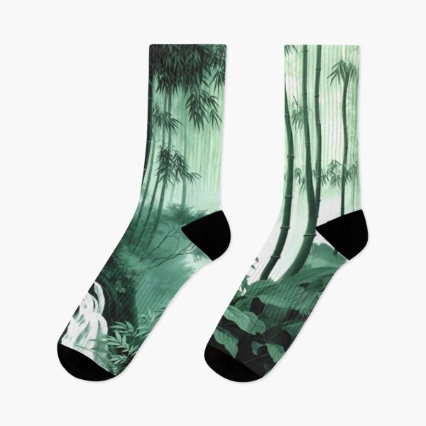 Item preview, Serene Misty Bamboo Forest Waterfall Zen Nature designed and sold by Nexus Space.