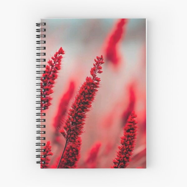 Item preview, Crimson Red Salvia Flowers Soft Bokeh Nature Photography designed and sold by LYAN-STORE.