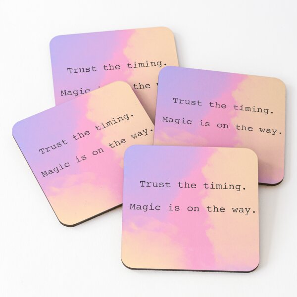Item preview, Trust the timing. Magic is on the way. designed and sold by diamondqueenmindset.