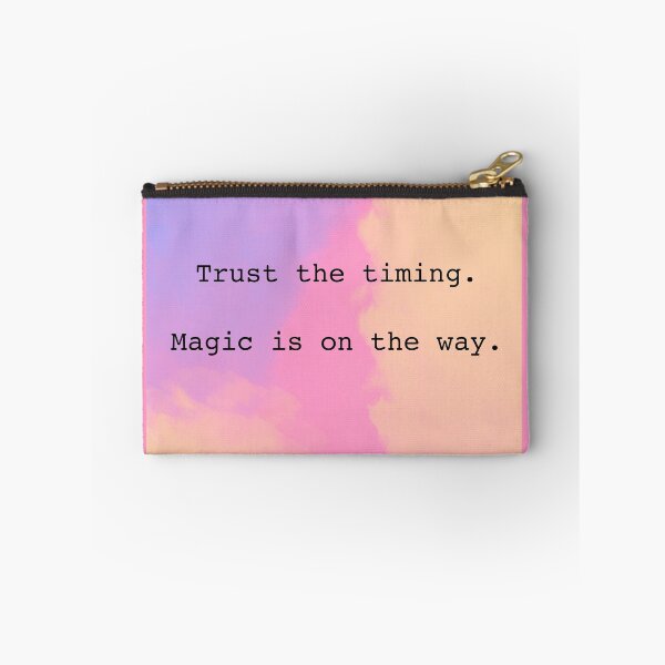 Item preview, Trust the timing. Magic is on the way. designed and sold by diamondqueenmindset.
