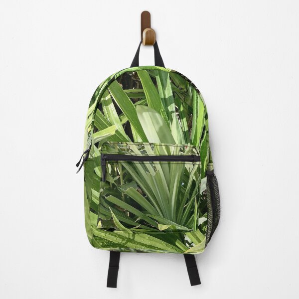 Item preview, Green tropical leaves with water droplets in the garden designed and sold by PhuongVoArt.